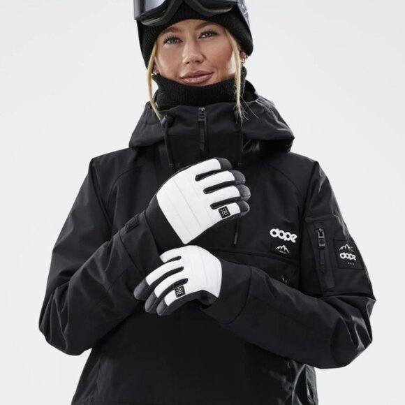 DOPE Ace 22 Ski Gloves White XS - Picture 3 of 4